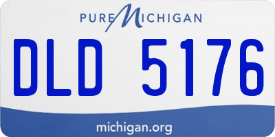 MI license plate DLD5176