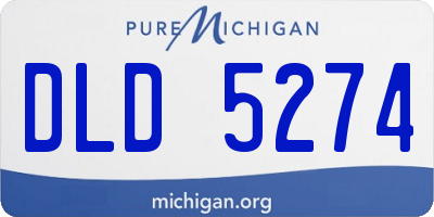 MI license plate DLD5274