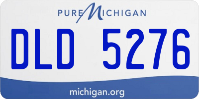 MI license plate DLD5276