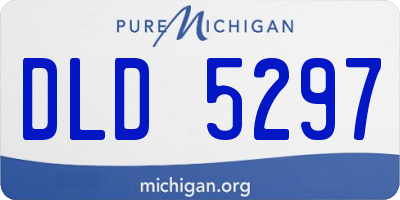 MI license plate DLD5297