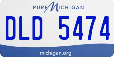 MI license plate DLD5474