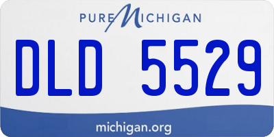 MI license plate DLD5529
