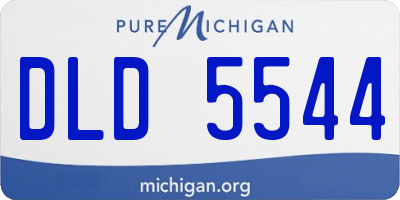 MI license plate DLD5544