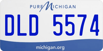 MI license plate DLD5574
