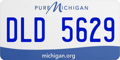 MI license plate DLD5629