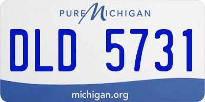 MI license plate DLD5731