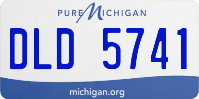 MI license plate DLD5741