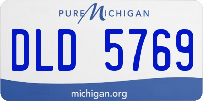 MI license plate DLD5769