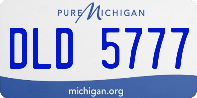 MI license plate DLD5777