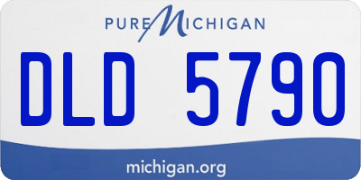 MI license plate DLD5790