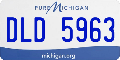 MI license plate DLD5963