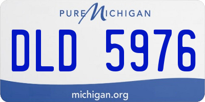MI license plate DLD5976