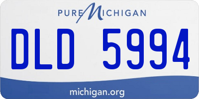 MI license plate DLD5994