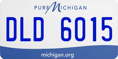 MI license plate DLD6015