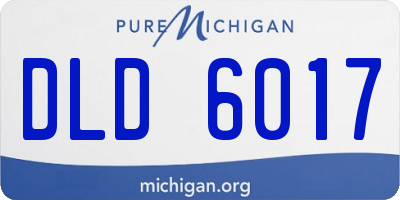 MI license plate DLD6017