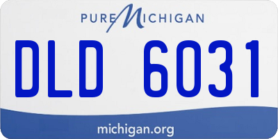 MI license plate DLD6031