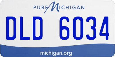 MI license plate DLD6034