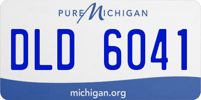 MI license plate DLD6041