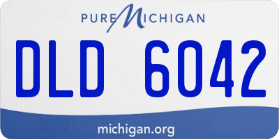 MI license plate DLD6042
