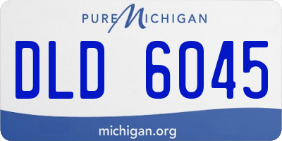 MI license plate DLD6045