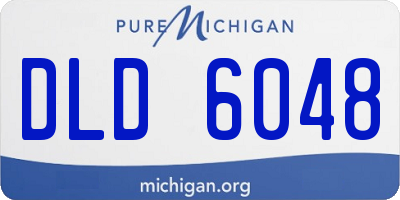 MI license plate DLD6048
