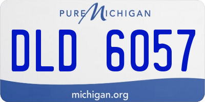 MI license plate DLD6057