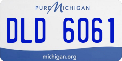 MI license plate DLD6061