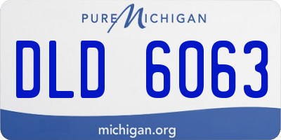 MI license plate DLD6063
