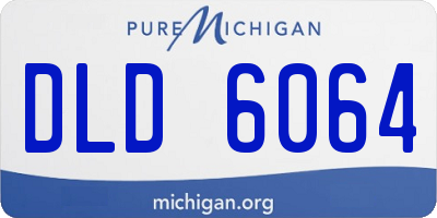 MI license plate DLD6064