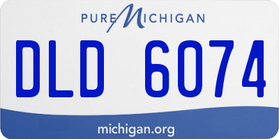 MI license plate DLD6074