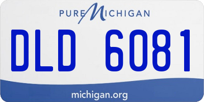 MI license plate DLD6081