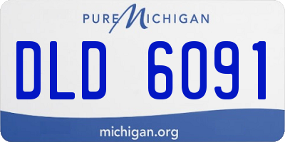 MI license plate DLD6091