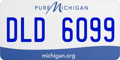 MI license plate DLD6099