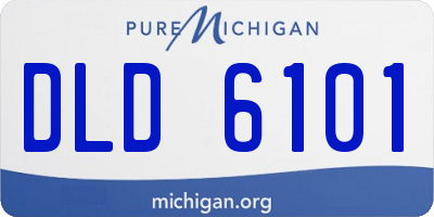 MI license plate DLD6101