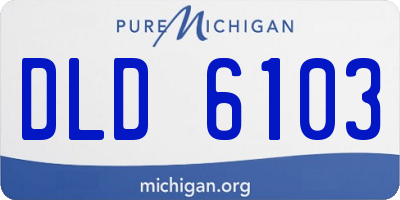 MI license plate DLD6103