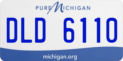 MI license plate DLD6110