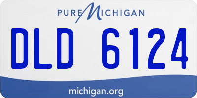MI license plate DLD6124