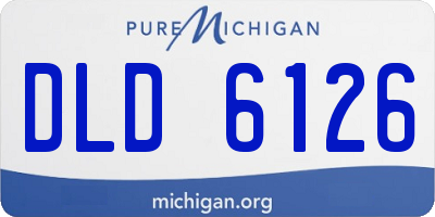 MI license plate DLD6126