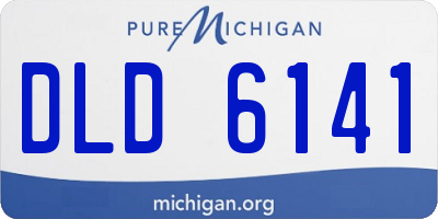 MI license plate DLD6141