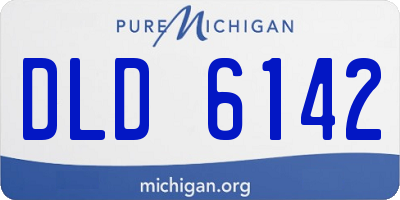 MI license plate DLD6142