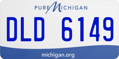 MI license plate DLD6149