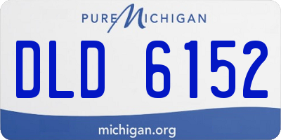 MI license plate DLD6152