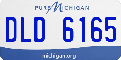 MI license plate DLD6165
