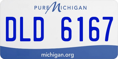 MI license plate DLD6167