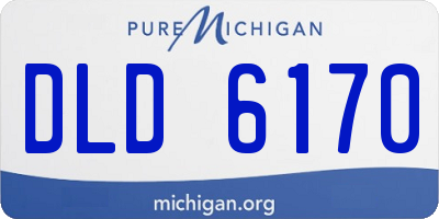 MI license plate DLD6170