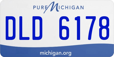 MI license plate DLD6178