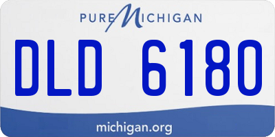 MI license plate DLD6180