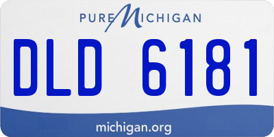 MI license plate DLD6181