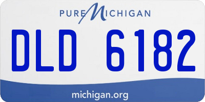 MI license plate DLD6182