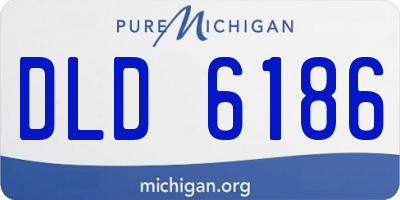 MI license plate DLD6186